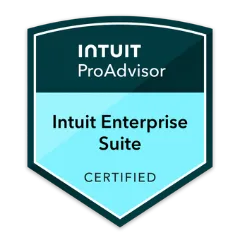 Intuit Certified ProAdvisor badge: Intuit Enterprise Suite
